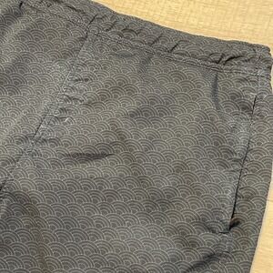 Mack Weldon Shorts Men XL Blue Geometric‎  Drawstring Lined 6" Inseam